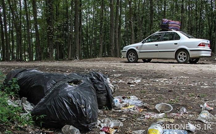 Garbage depot, the scourge of Hyrcanian forests